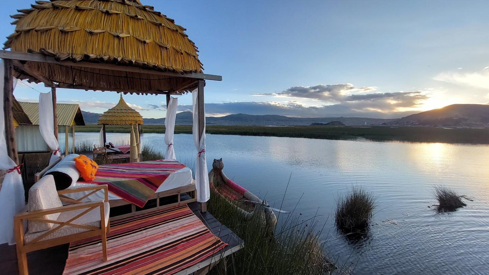 Uros Lodge Peru Puno Exterior foto